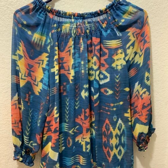 Women’s Chico’s bundle of 4 tops multicolor size 1 - Picture 3 of 16